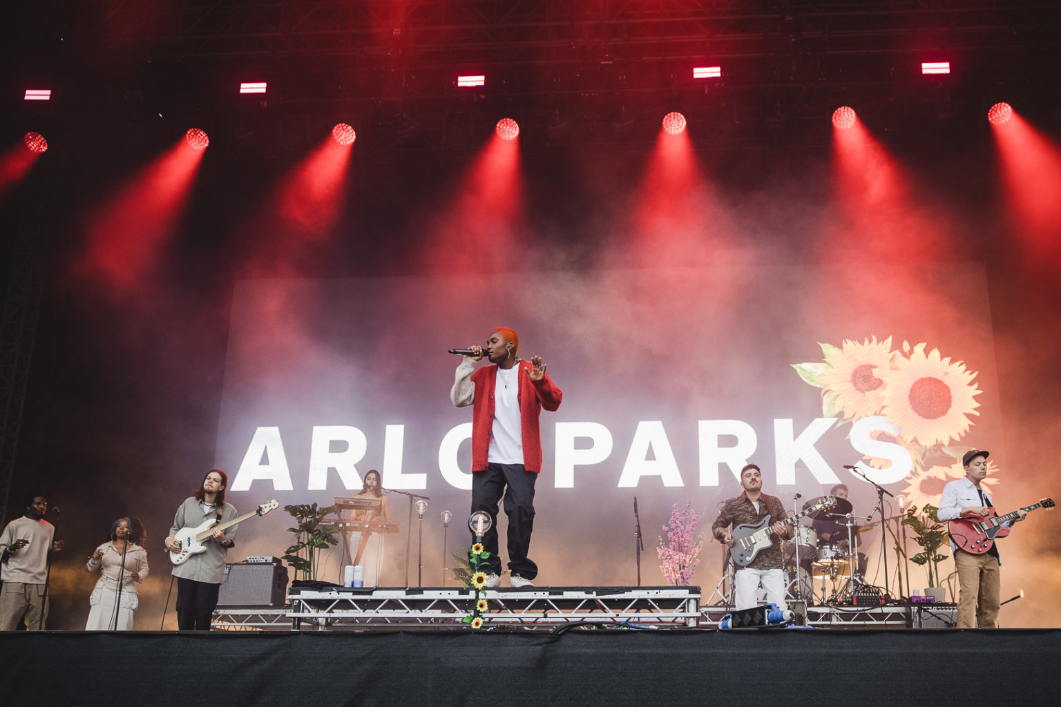 Arlo Parks concert at All Points East Festival in London