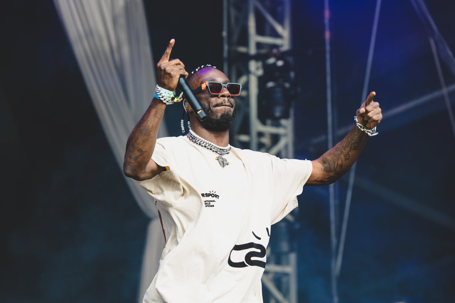 Kojey Radical at All Points East Festival in London